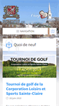 Mobile Screenshot of municipalite.sainte-claire.qc.ca